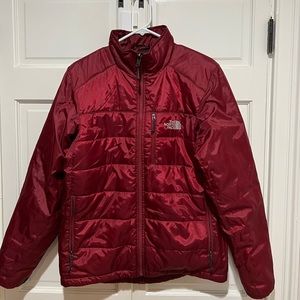 The North Face zip up puffer